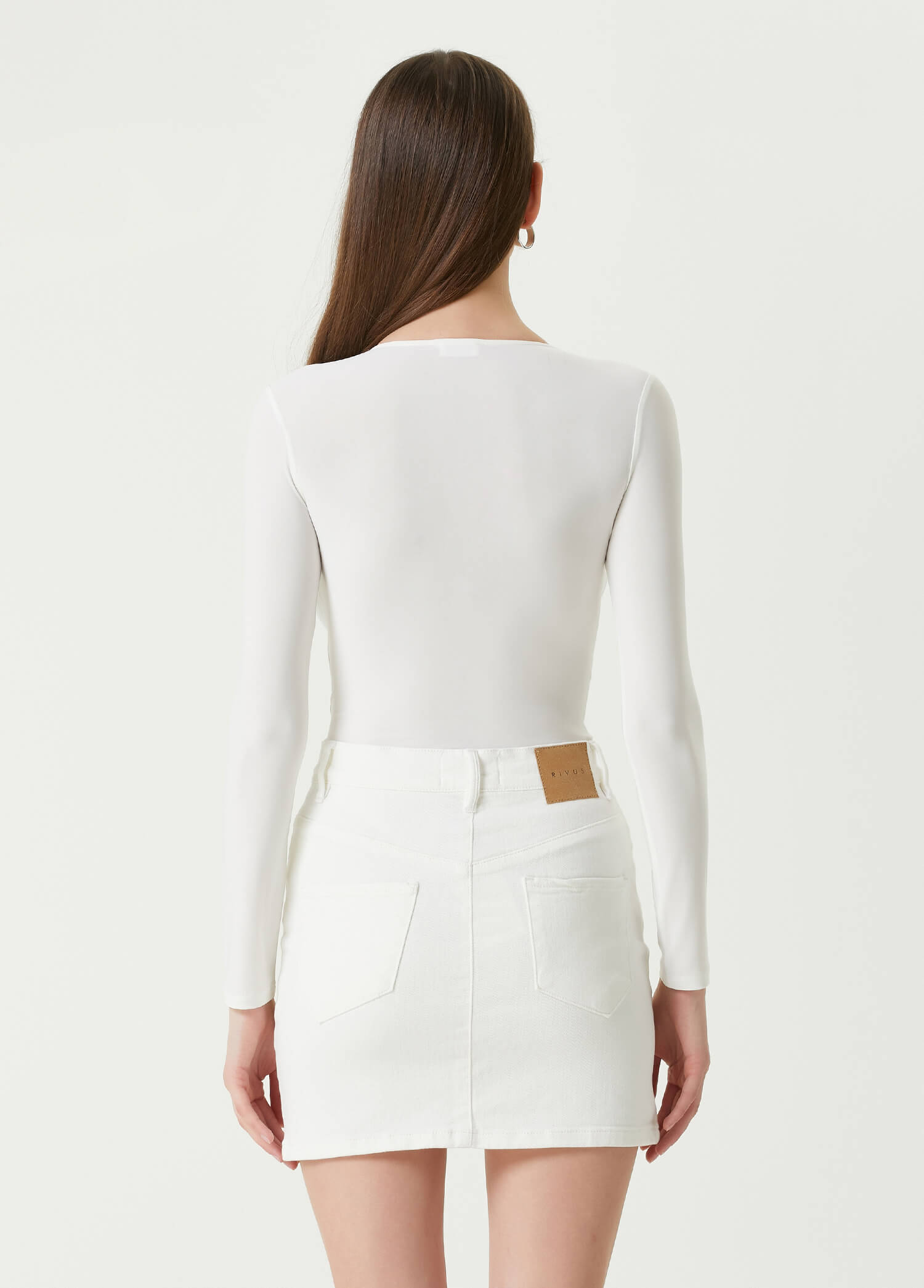 Ecru Knot Detail Bodysuit Ecru Knot Detail Bodysuit