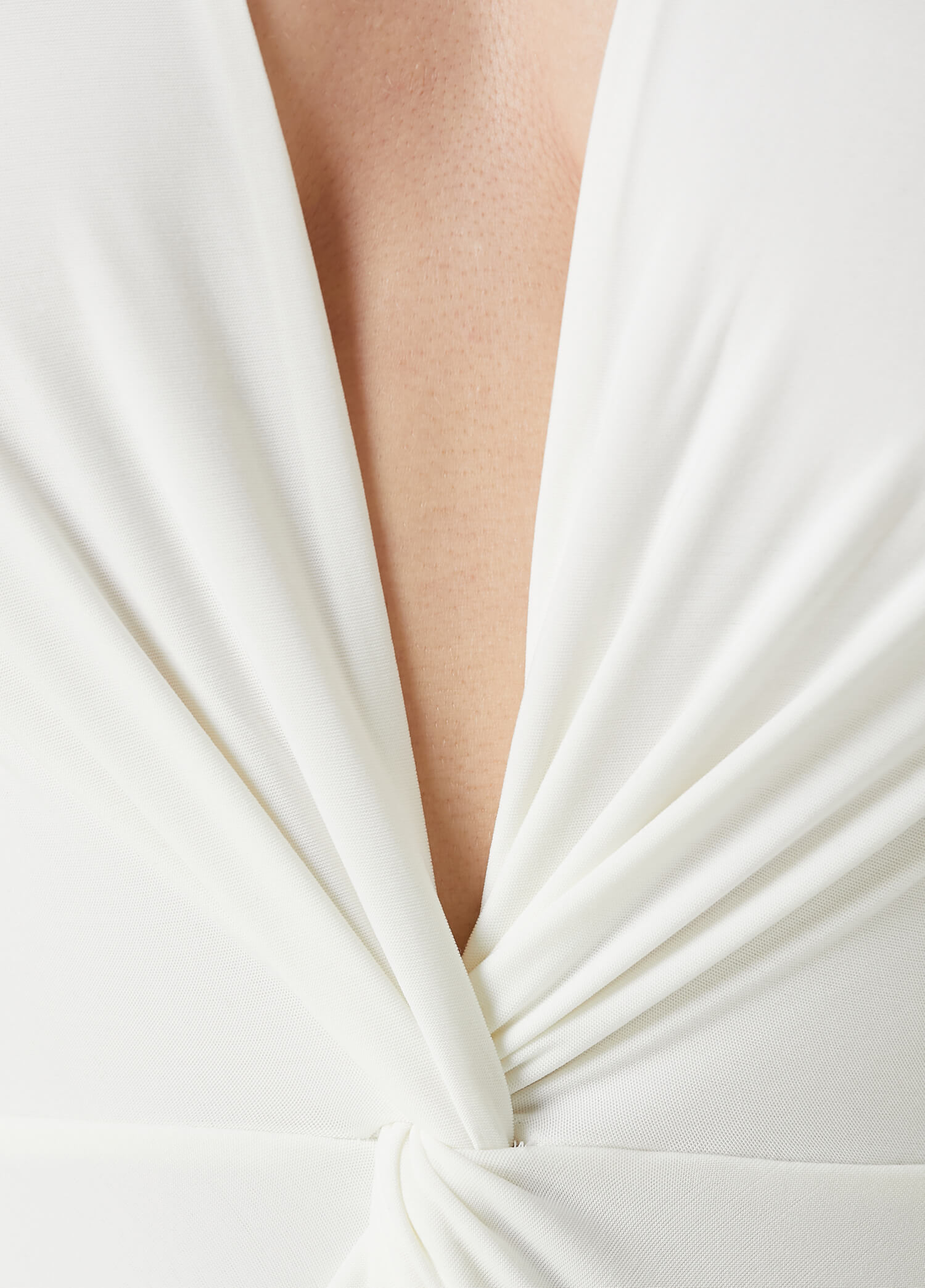Ecru Knot Detail Bodysuit Ecru Knot Detail Bodysuit